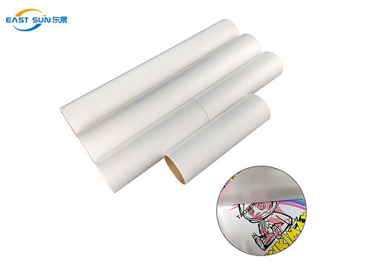 Harga bagus Percetakan Tekstil 30cm 33cm 60cm Heat Transfer PET Film Roll DTF Printing Film on line