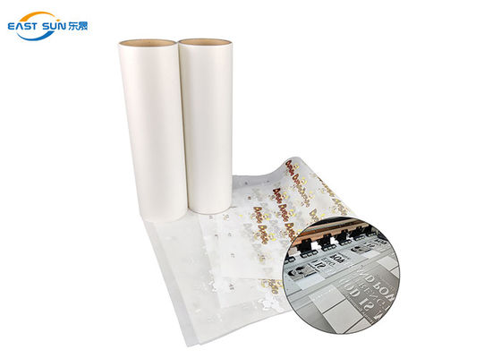 Harga bagus Pencetakan DTF 30cm 33cm 60cm Hot Peel Heat Transfer Film PET DTF Film Roll on line