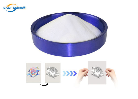 Harga bagus Bubuk Lem PU Halus DTF Putih 80-200 Mikron 1kg 20kg Bubuk Press Panas on line