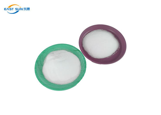 White Soft DTF Powder TPU Hot Melt Powder Elastis Untuk Pencetakan Transfer Panas