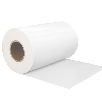 Harga bagus Lingkungan ramah PES Hot Melt Adhesive Film Dengan Release Paper 0.05--0.15MM Ketebalan Double Side Hot Melt Adhesive Film untuk Bonding PVC Patches on line