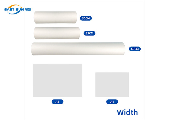 Good price Ketebalan 0,075 Mikron PET Film DTF Untuk Pencetakan Pakaian on line
