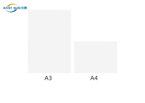 Good price Double Side Matte DTF Film Sheets Ukuran A3 A4 Hot Peel / Cold Peel on line