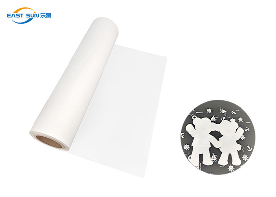 Good price RoHs PET DTF Film 100m Panjang 60cm Lebar Untuk Kapas / Kulit / Poliester on line